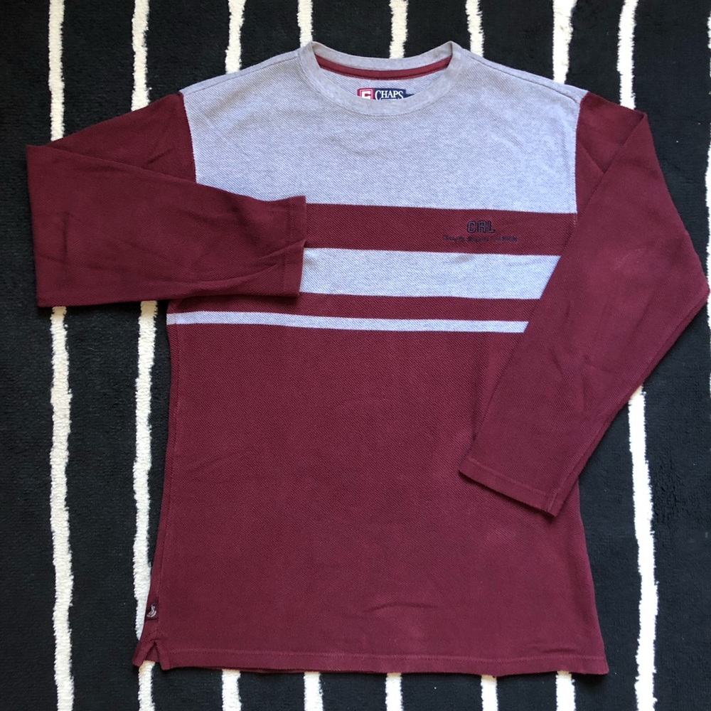 Chaps Ralph Lauren Spell Out Long Sleeve